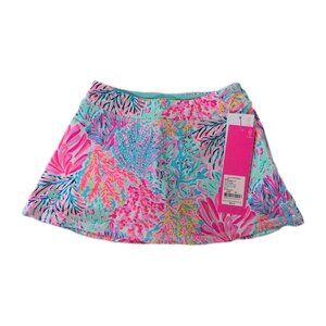 Lilly Pulitzer Girls Mini Aila Skort UPF 50 Cotton - XS (2-3 Todder) New